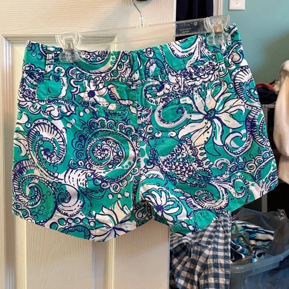 Lilly Pulitzer The Callahan Short 0 Preowned - Picture 3 of 5